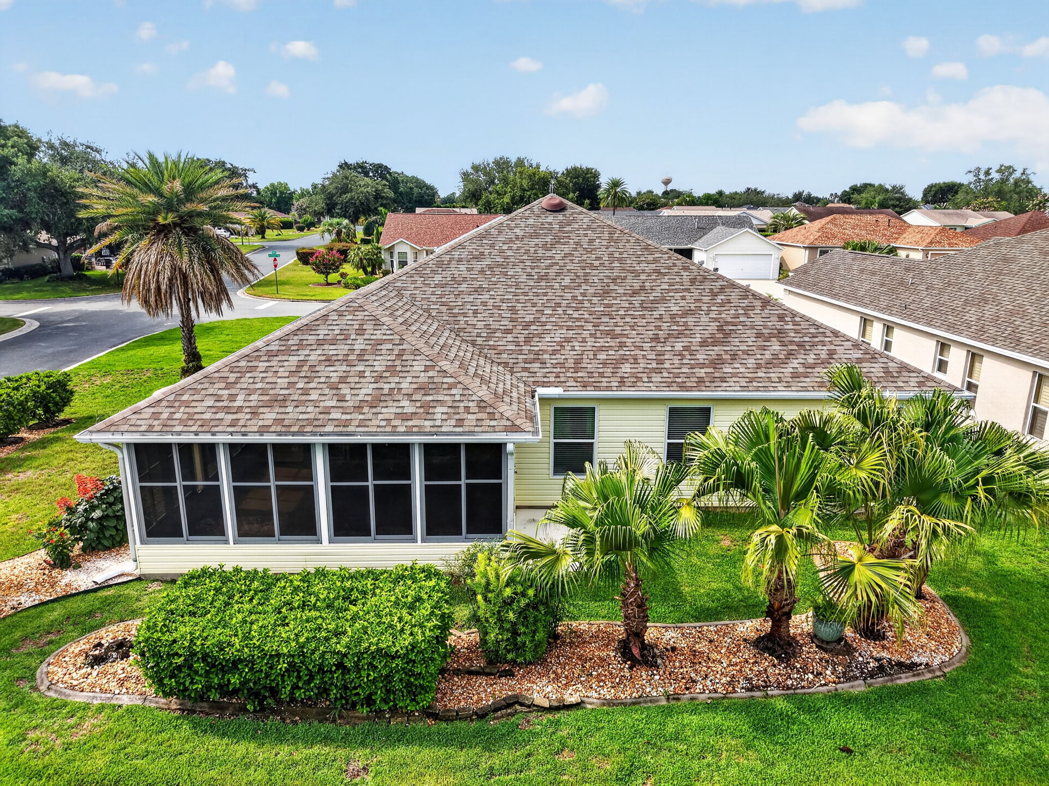 Rear Elevation with PRIVACY Landscaping
