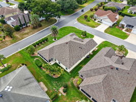 Aerial Rear and Side Elevation with Large Corner Lot and ROOM FOR A POOL!