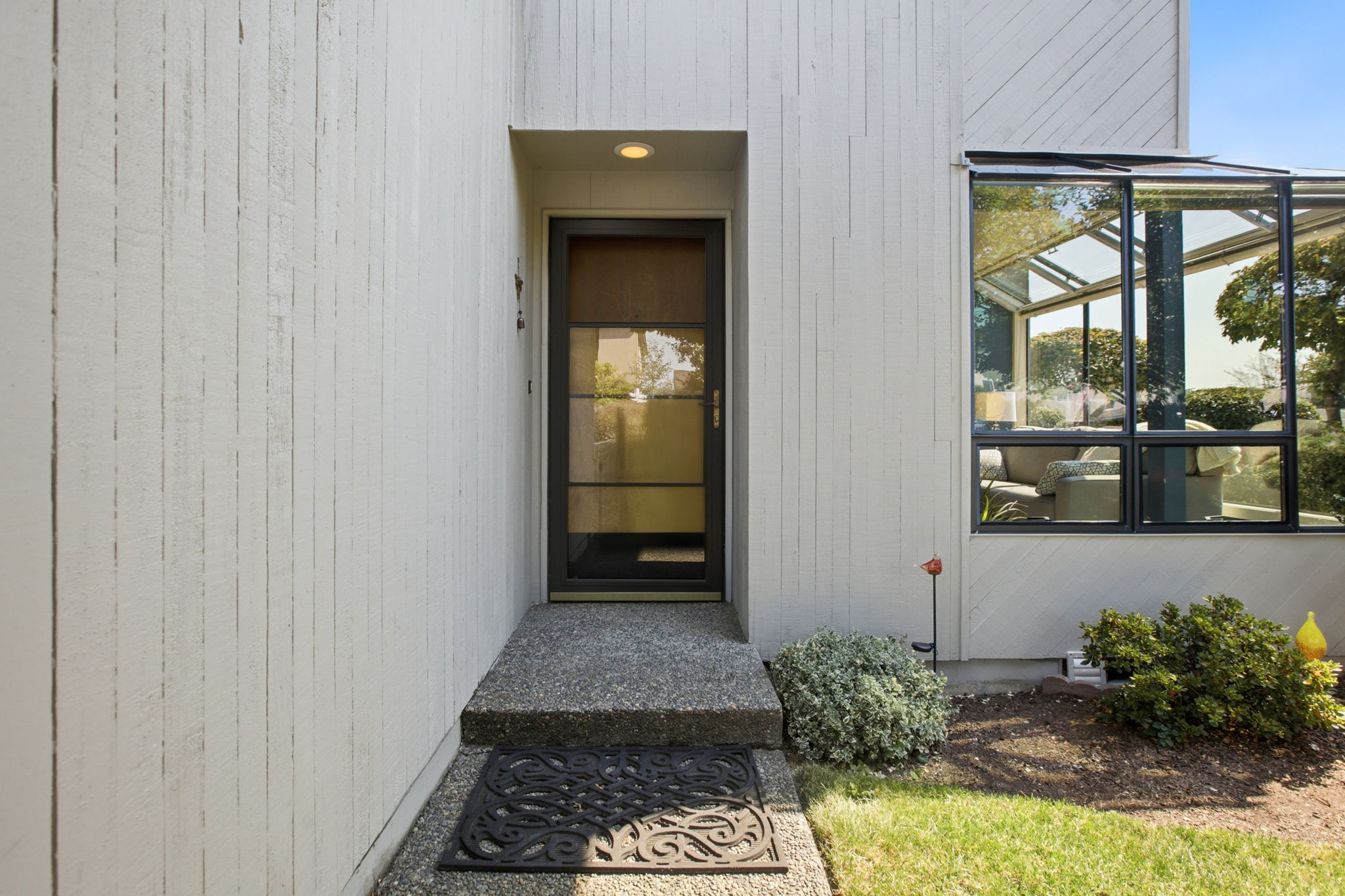 Pathway and front door.