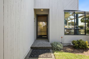 Pathway and front door.