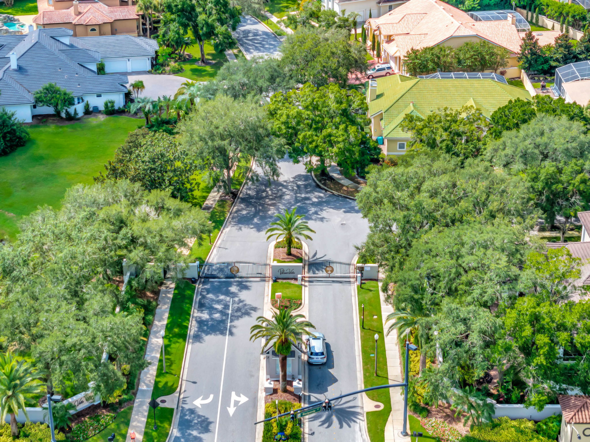 Gated Entry to Neighborhood