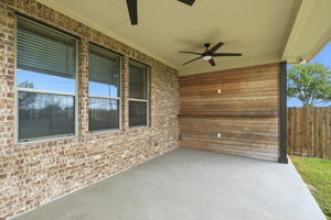 Covered Back Patio