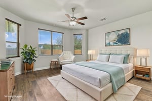 Primary Bedroom Virtually Staged