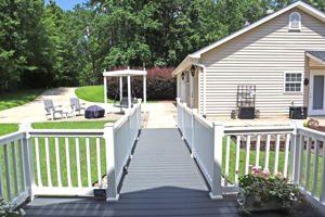 VIEW FROM FRONT PORCH