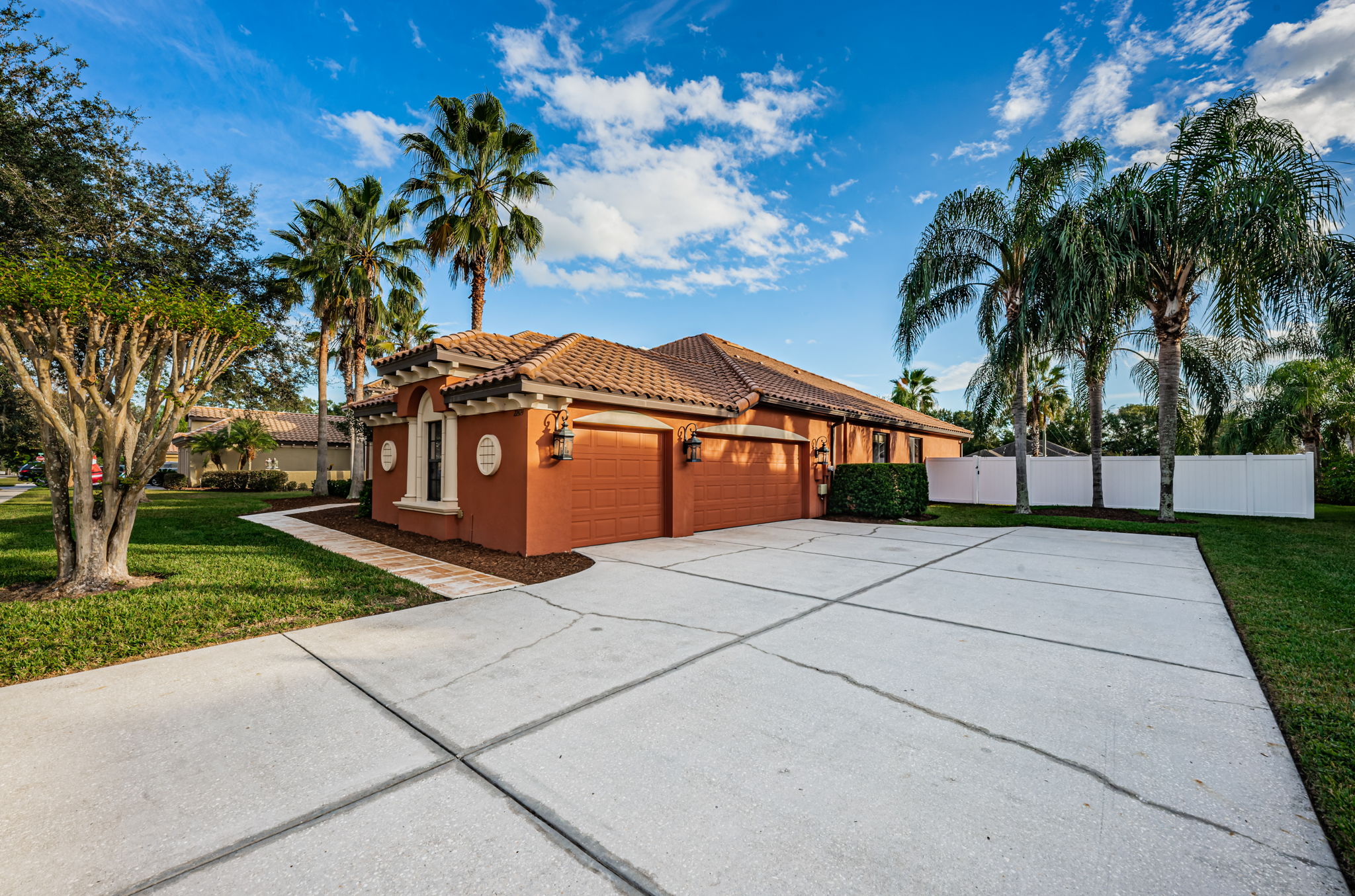 Driveway and Garage