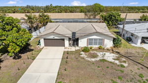 Aerial Front Exterior