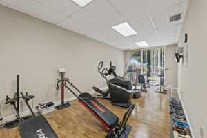 gym at clubhouse