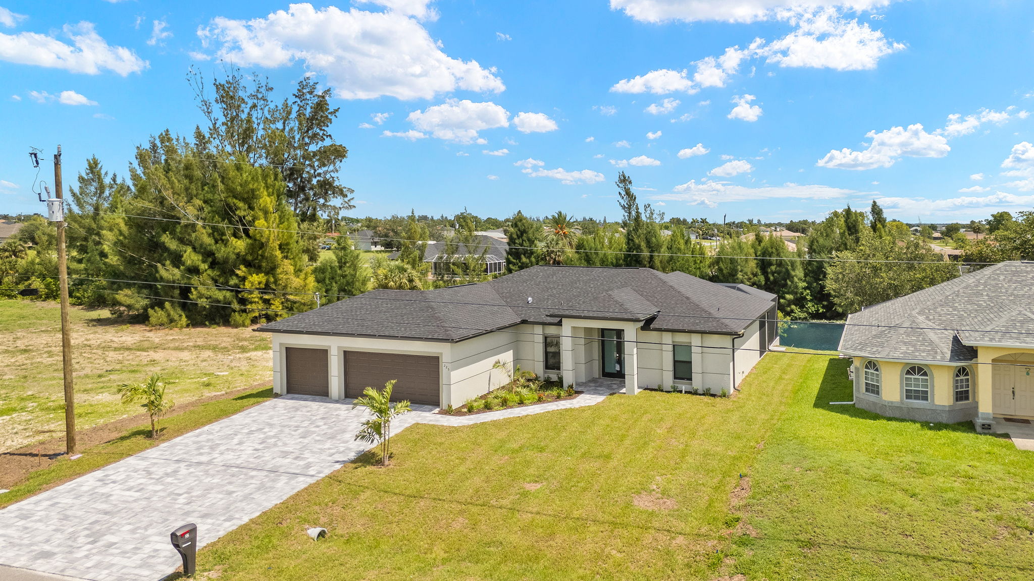 Aerial Front Exterior 2