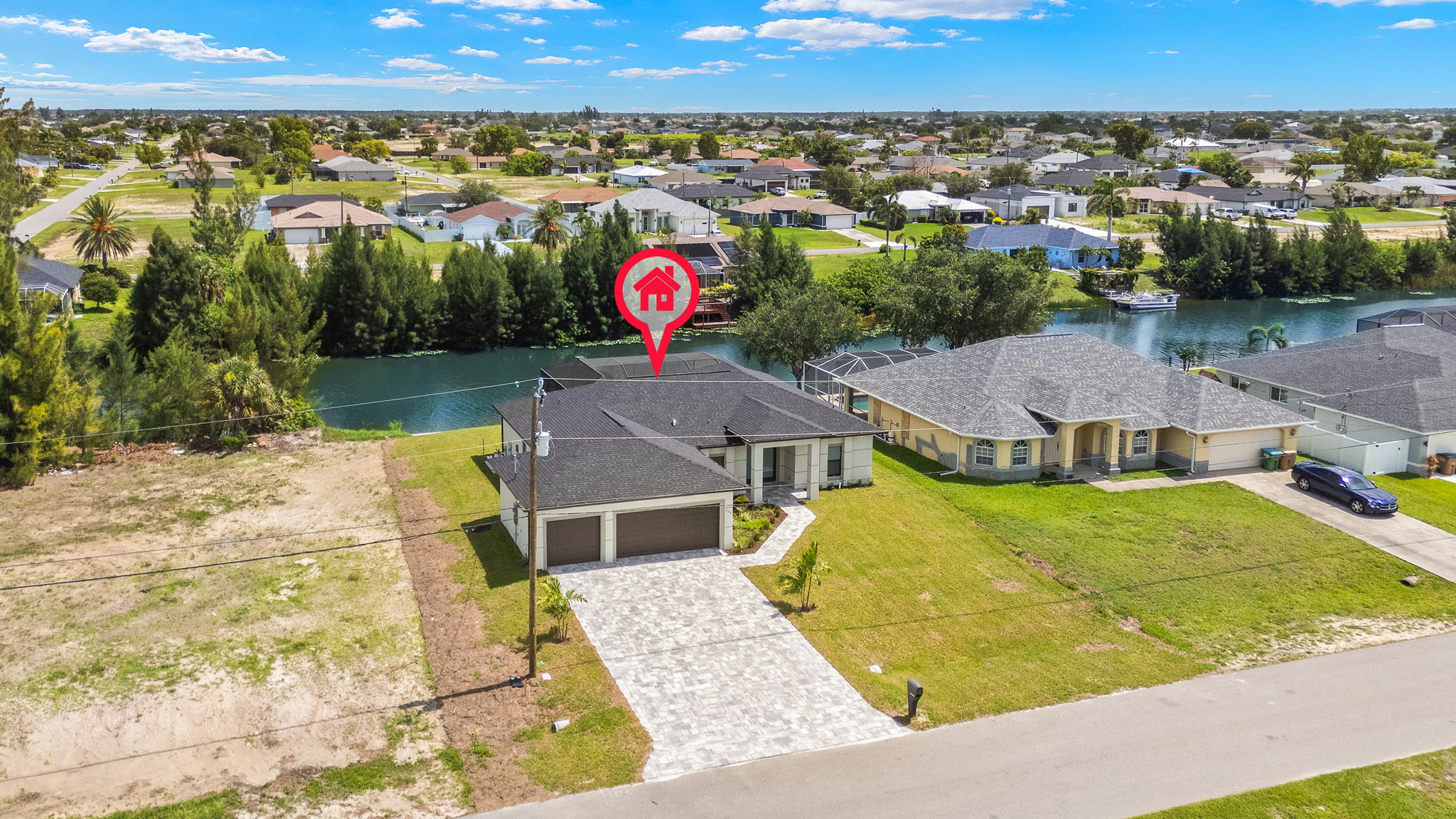 Aerial Front Exterior 3-marker