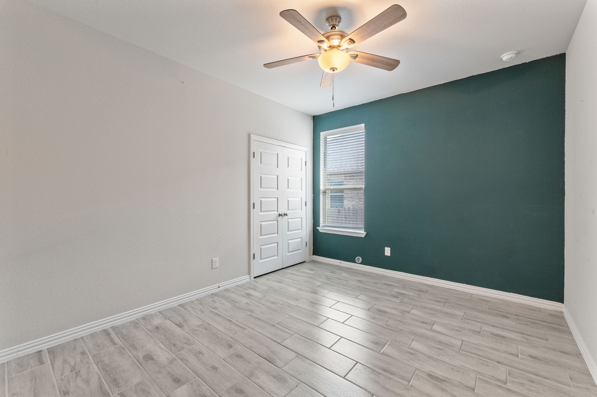 Secondary bedroom on Side of Home