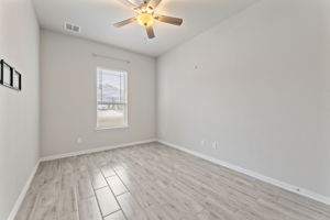 Front Bedroom with View of Front of Home
