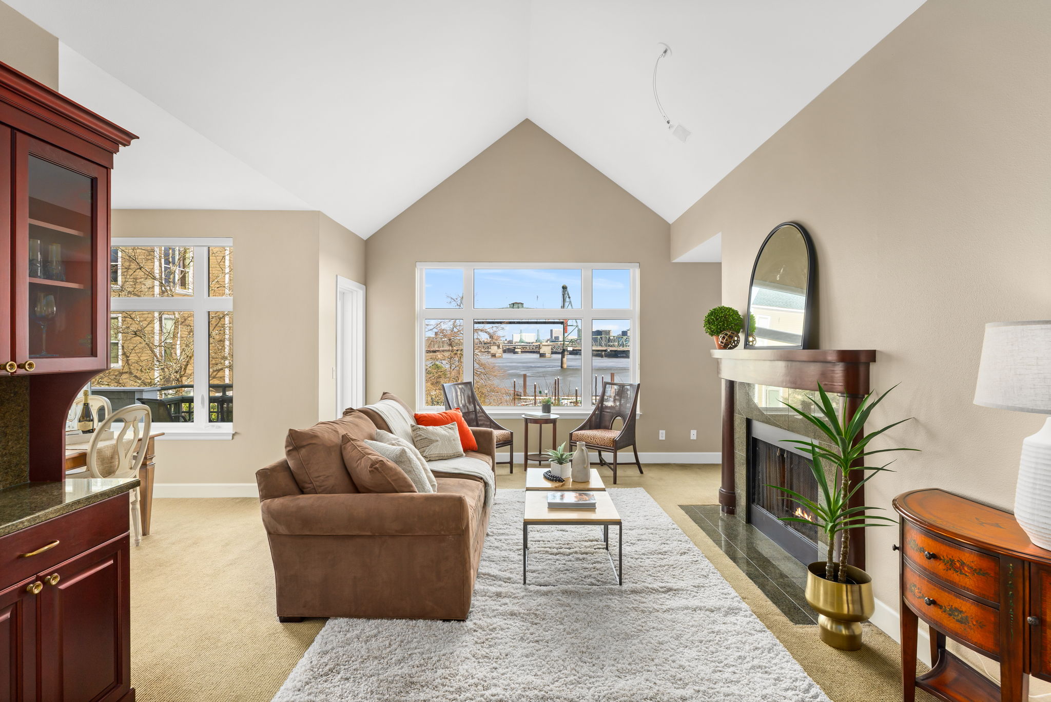 5. View Willamette River View from Living Room