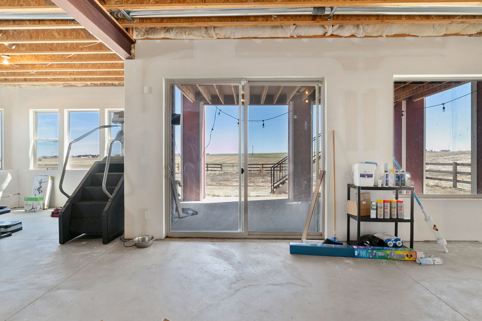 Unfinished Walk-Out Basement