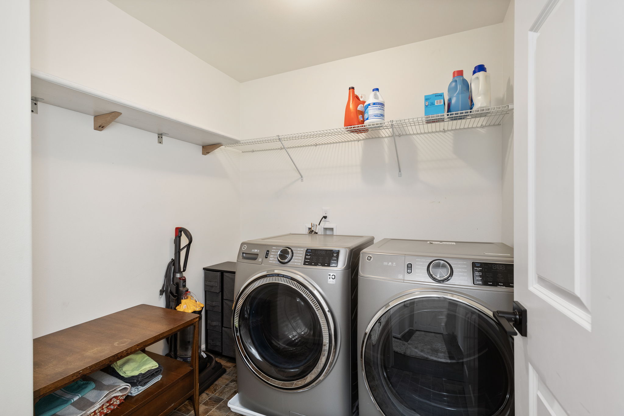 Main level laundry room.