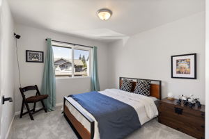 Main level guest bedroom #2. Newer carpets.