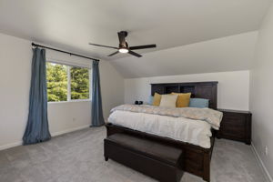 HUGE upper level primary suite!