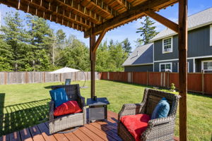 Lower deck off of family room.