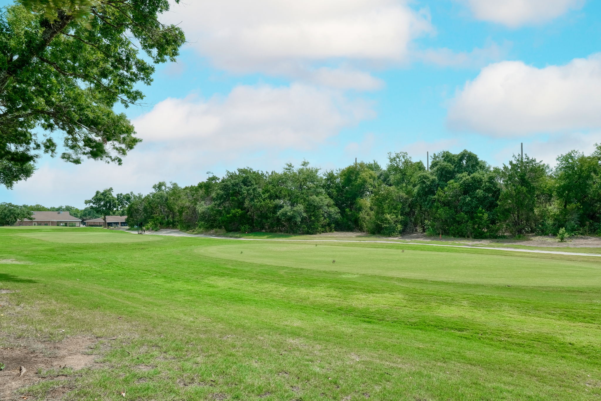 Golf Course Behind House