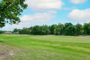 Golf Course Behind House