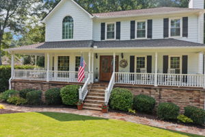 New Front Doors-Synthetic Stucco-Flagstone Walkway Create Fabulous Curb Appeal