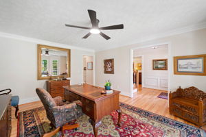 Office toward hall and kitche/sunroom area