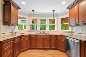 Soft Close Cabinets-Granite Counter