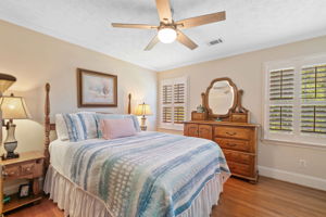 Second Bedroom-plantation shutters in every room