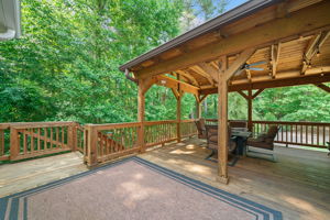 Covered Deck from Sun Room--allows wonderful flow for everyday or entertaining