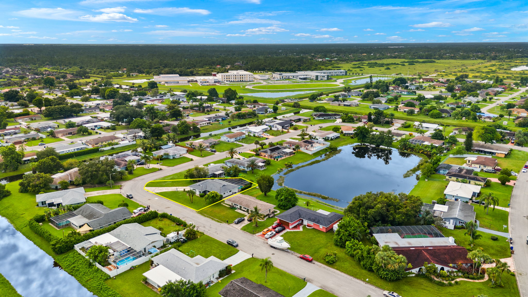 Aerial View 2 of 2 -Lot Lines