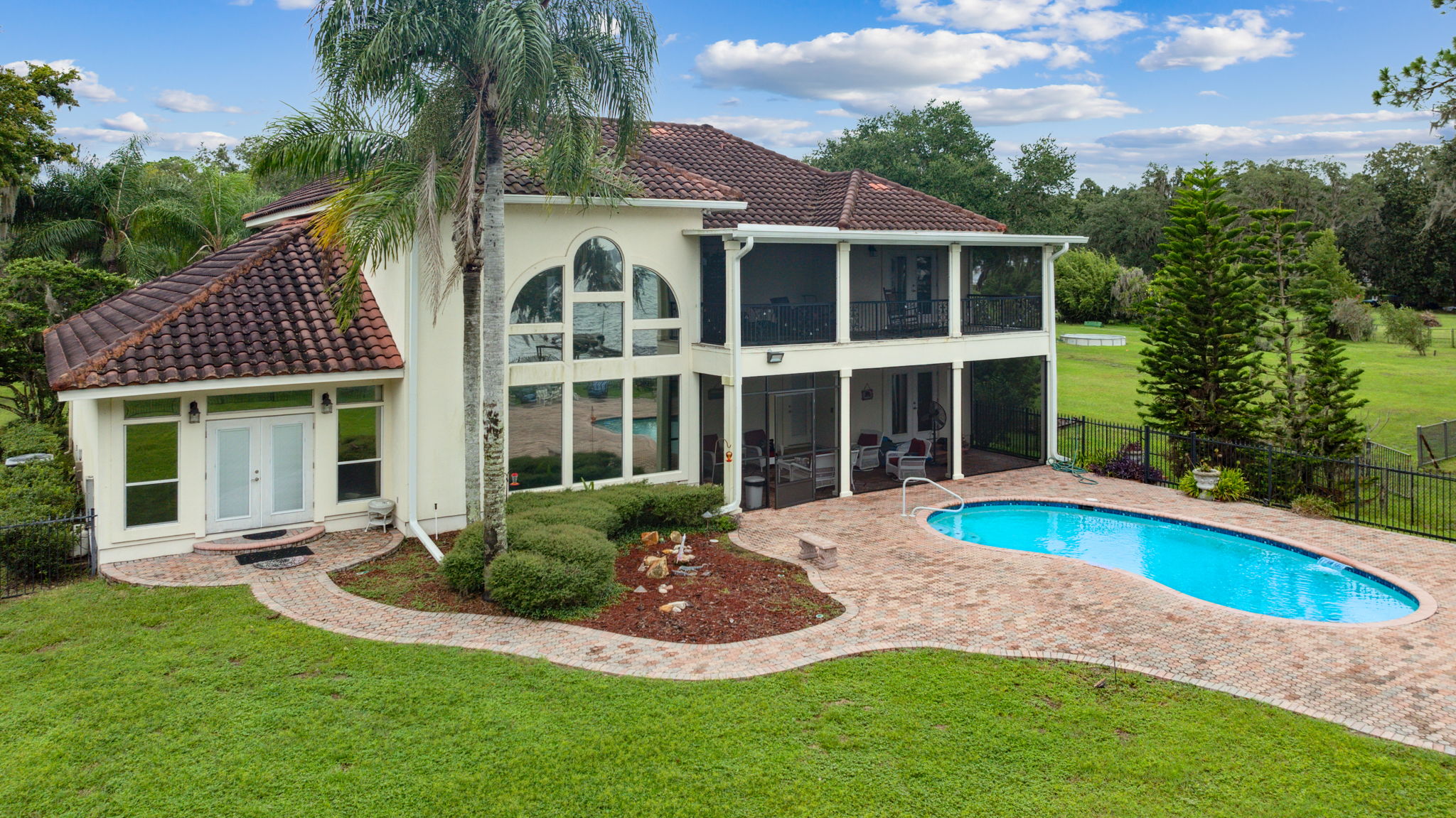 Aerial View of pool