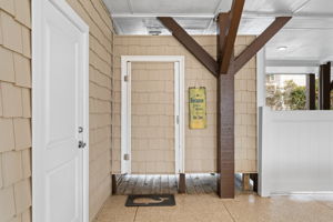 Owners Storage and Outdoor Shower