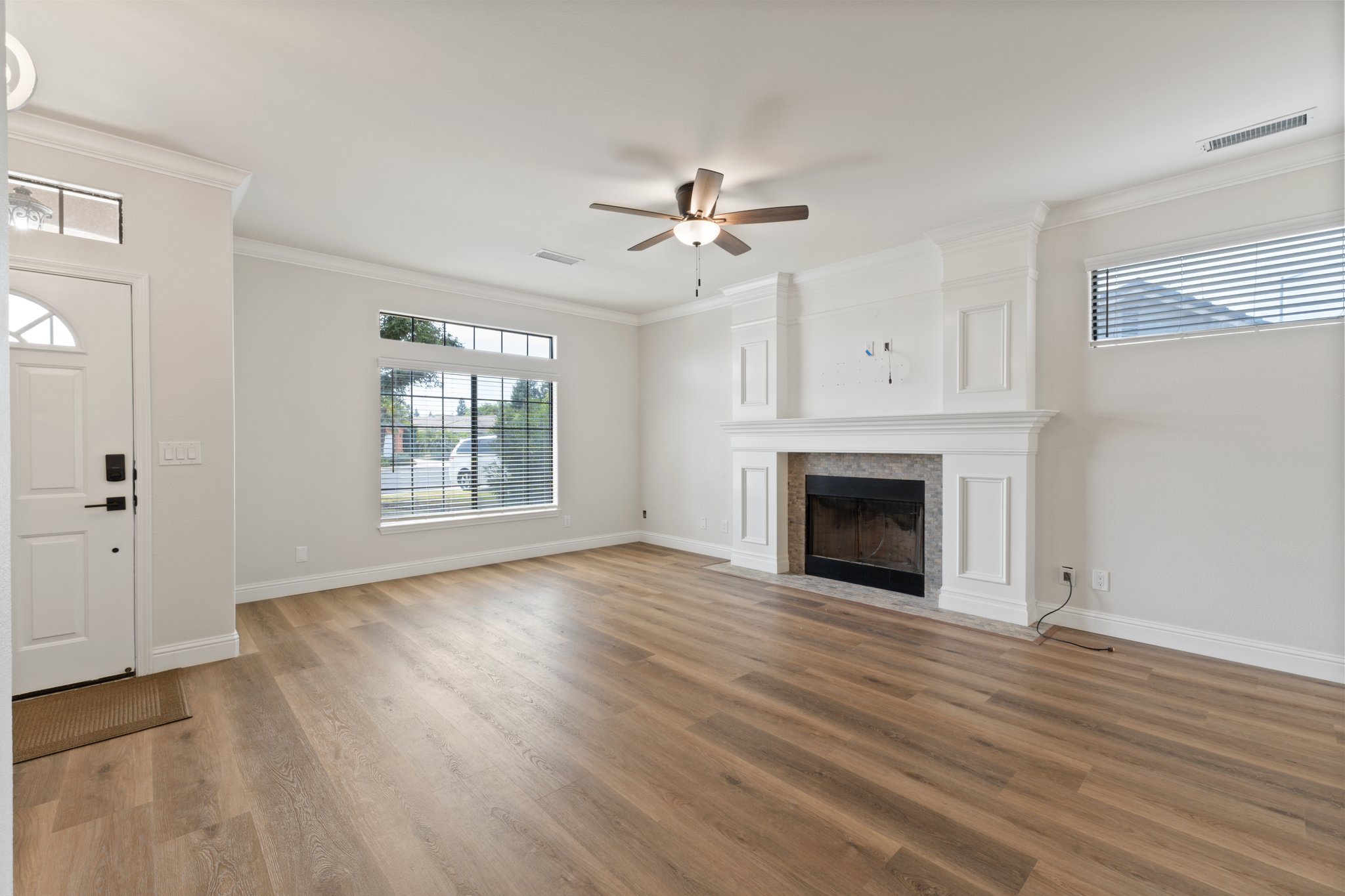 Brand new flooring throughout the home