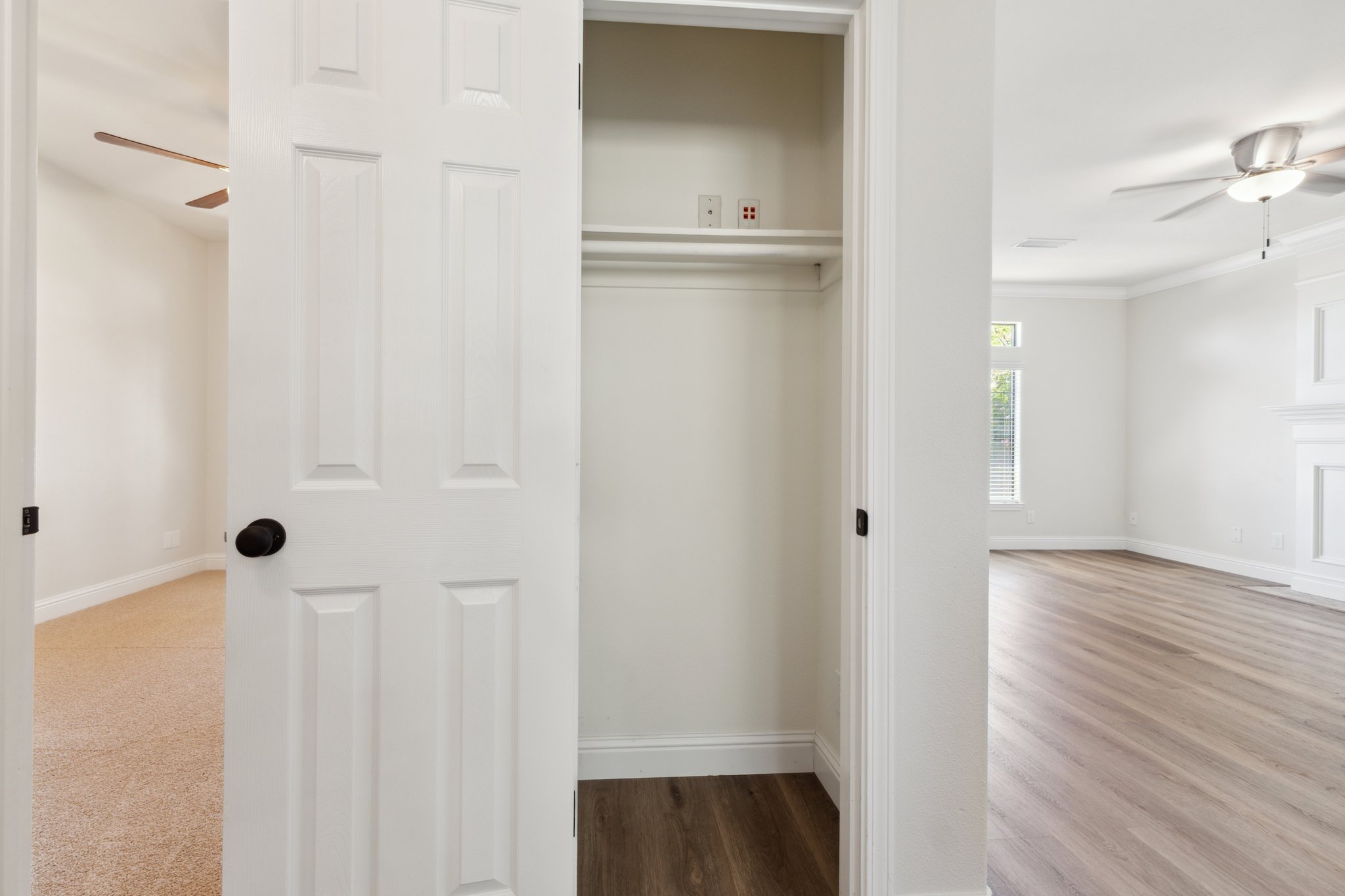 Hall closet