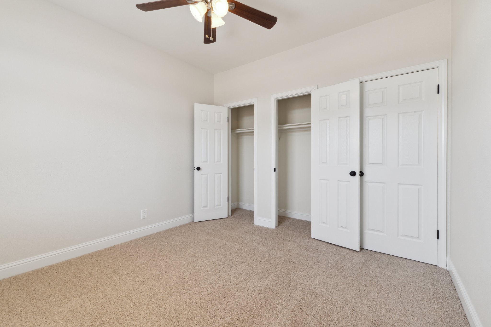 Bedroom 2 closets