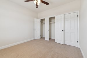 Bedroom 2 closets