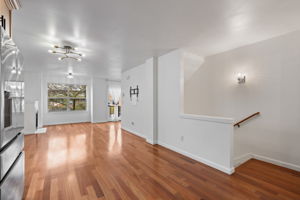 Gleaming hardwood floor