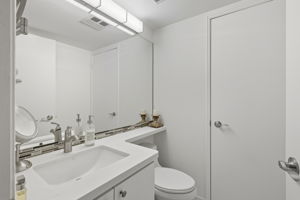 Powder Room with Ensuite Laundry