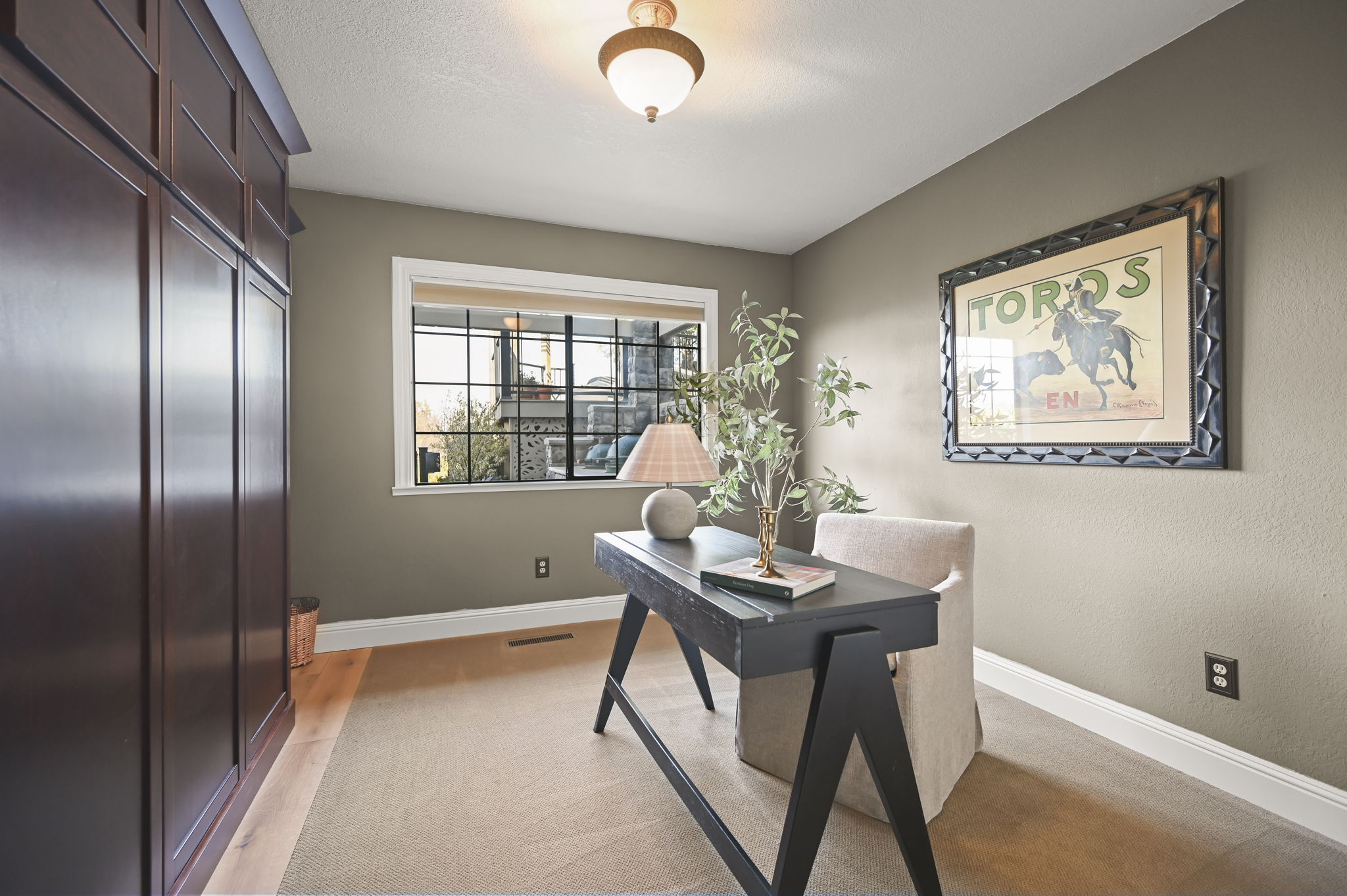 Private office with Murphy Bed