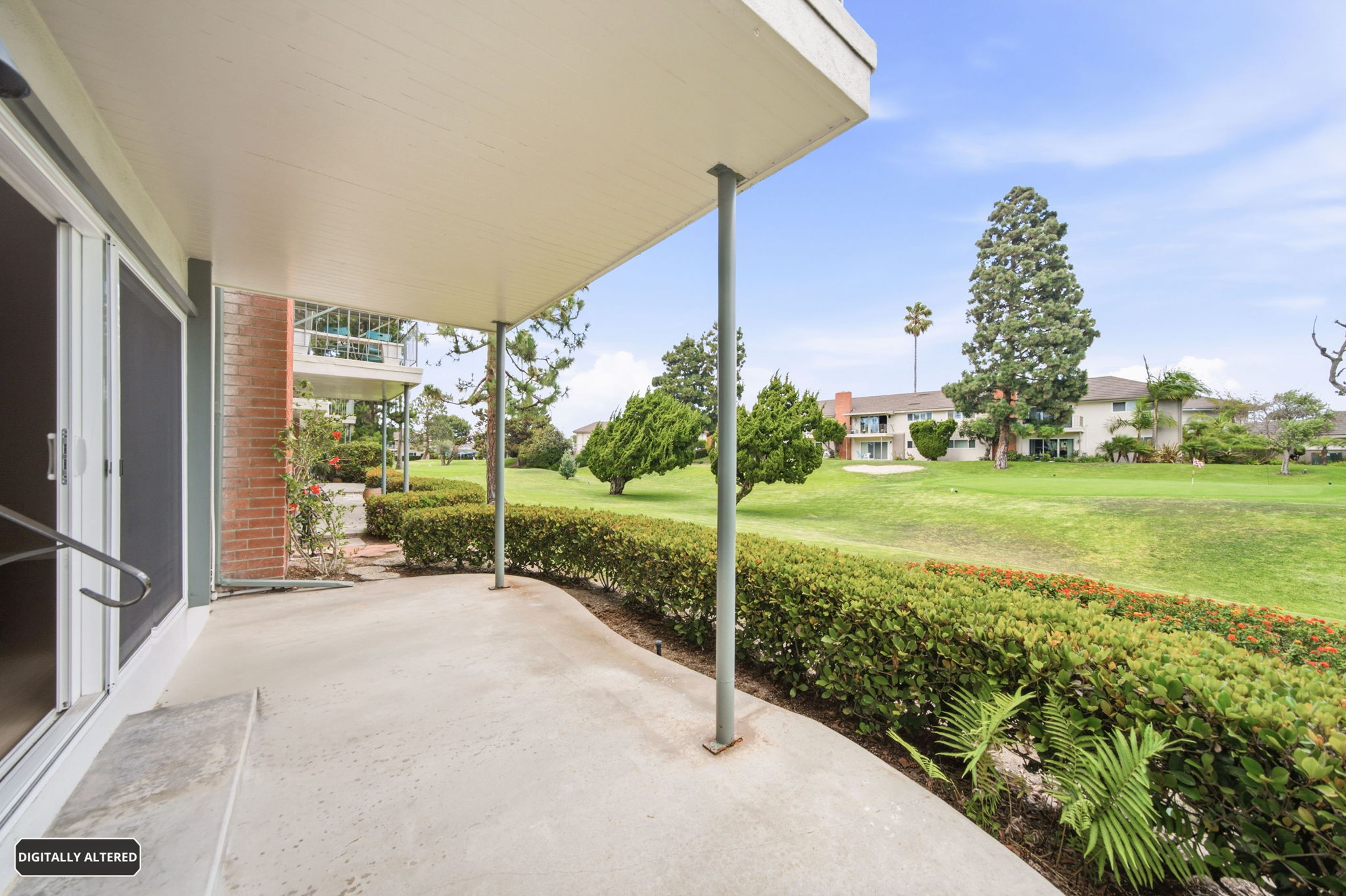Rear Patio View of Golf Course