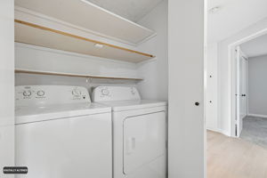 Inside Laundry with Washer & Dryer
