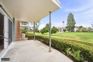 Rear Patio View of Golf Course