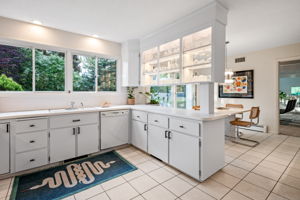 Open lit cabinetry