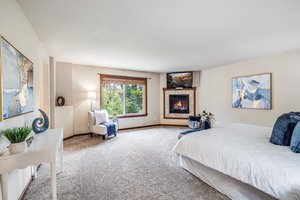 Primary Bedroom with views of Mt. Rainier