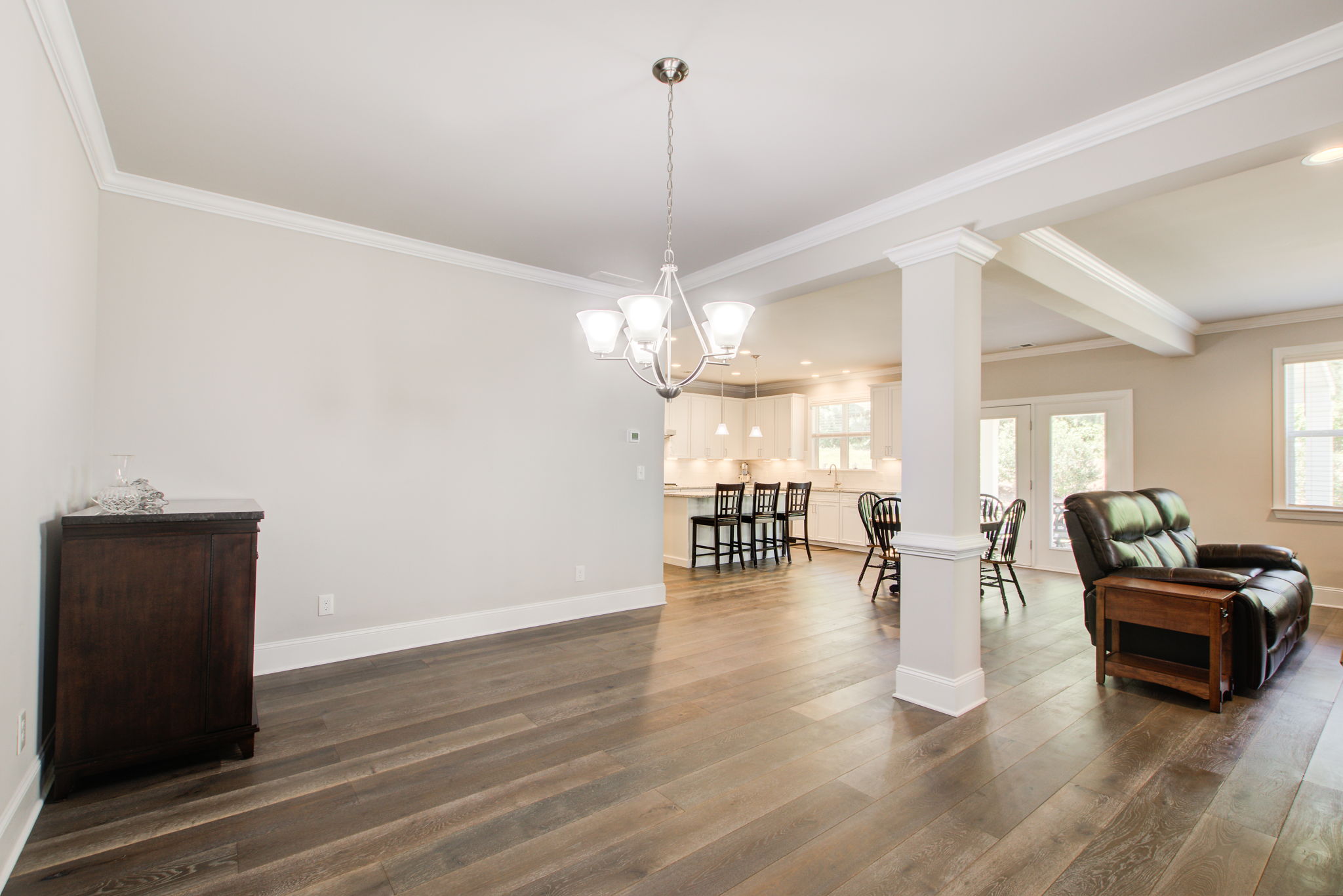 10 Dining w Kitchen BA + LR Partial