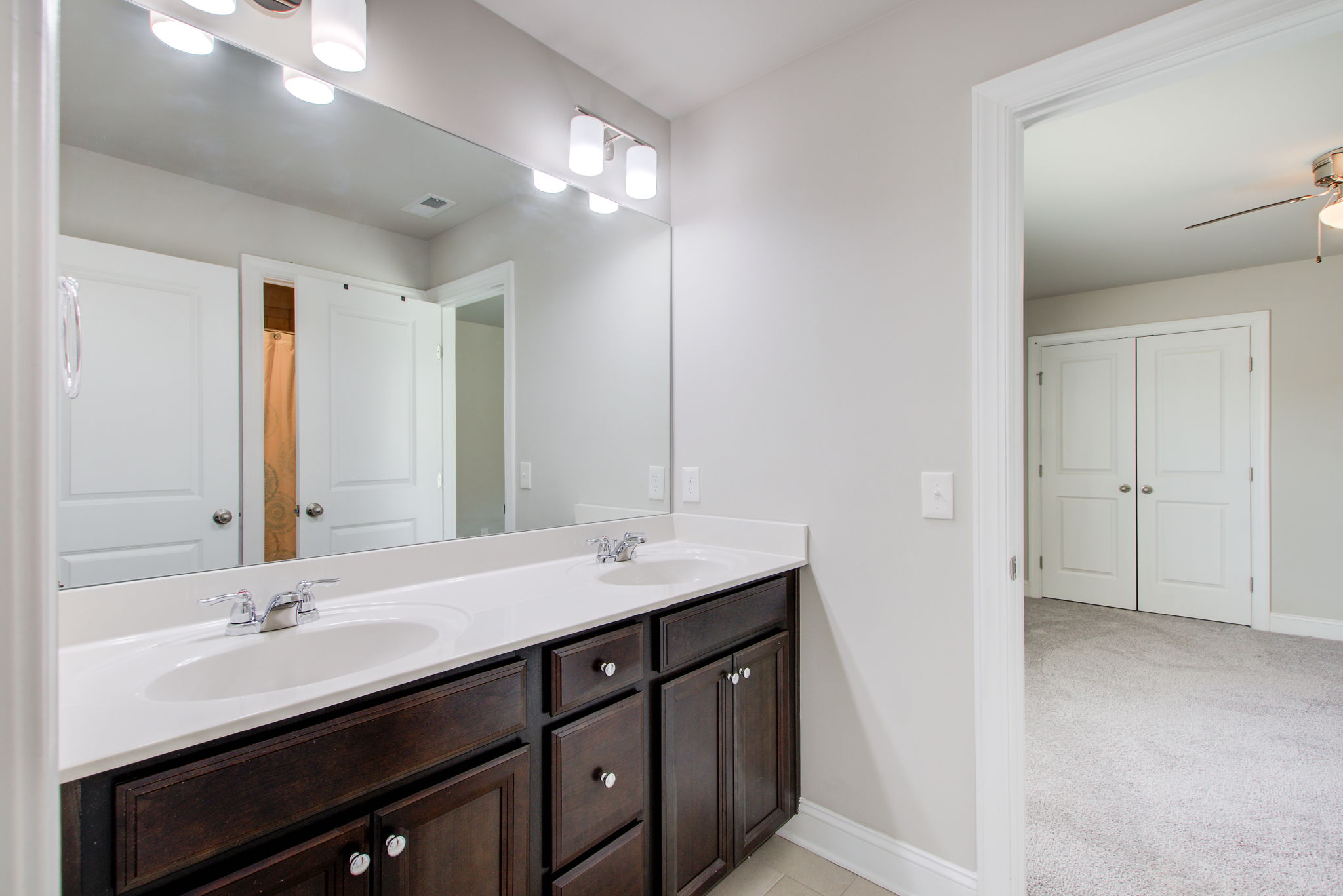 29 J&J Bath A Vanity Detail w BR 2 View