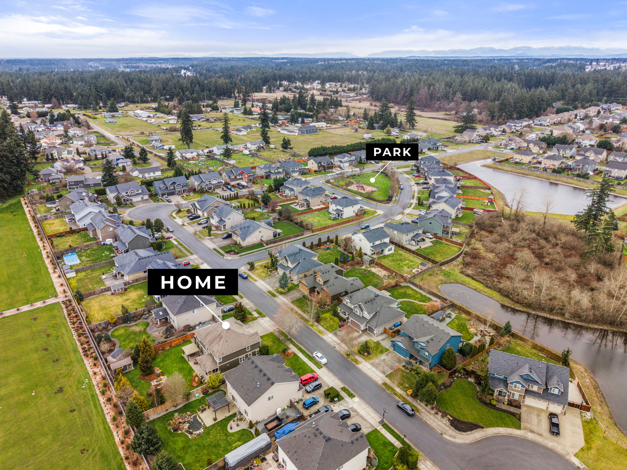 Close proximity to neighborhood parks and amenities.