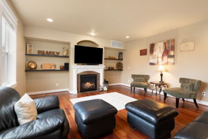 Make it your cozy place to snuggle and watch movies.