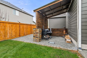 Extra covered storage.