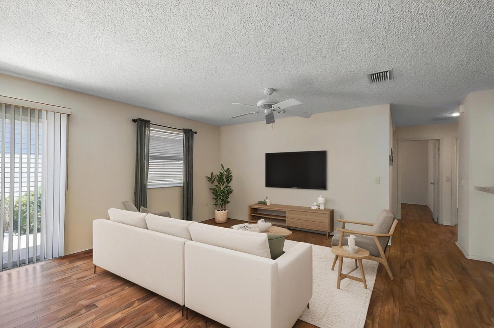 Virtually Staged- Living Room