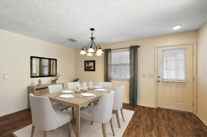Virtually Staged- Dining Room